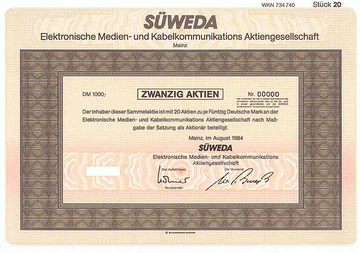 SÜWEDA Elektronische Medien- und Kabelkommunikations AG