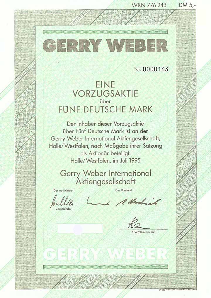 Gerry Weber International AG