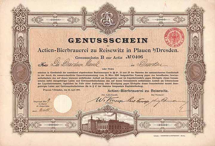 Actien-Bierbrauerei zu Reisewitz