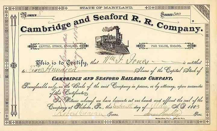 Cambridge & Seaford Railroad