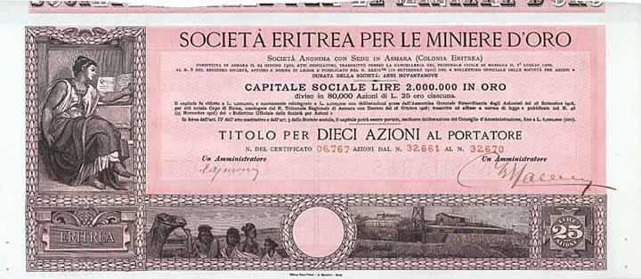 Società Eritrea per le Miniere d’Oro S.A.