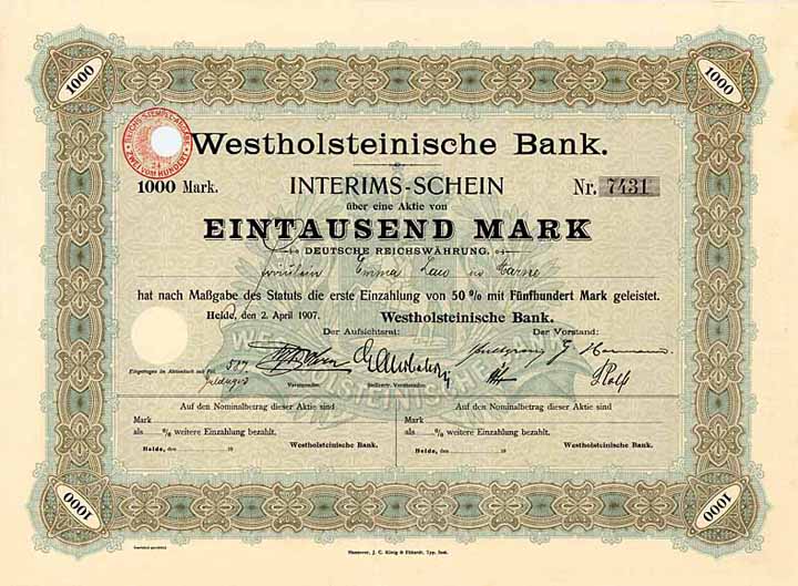 Westholsteinische Bank