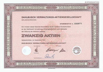 Dahlbusch Verwaltungs-AG