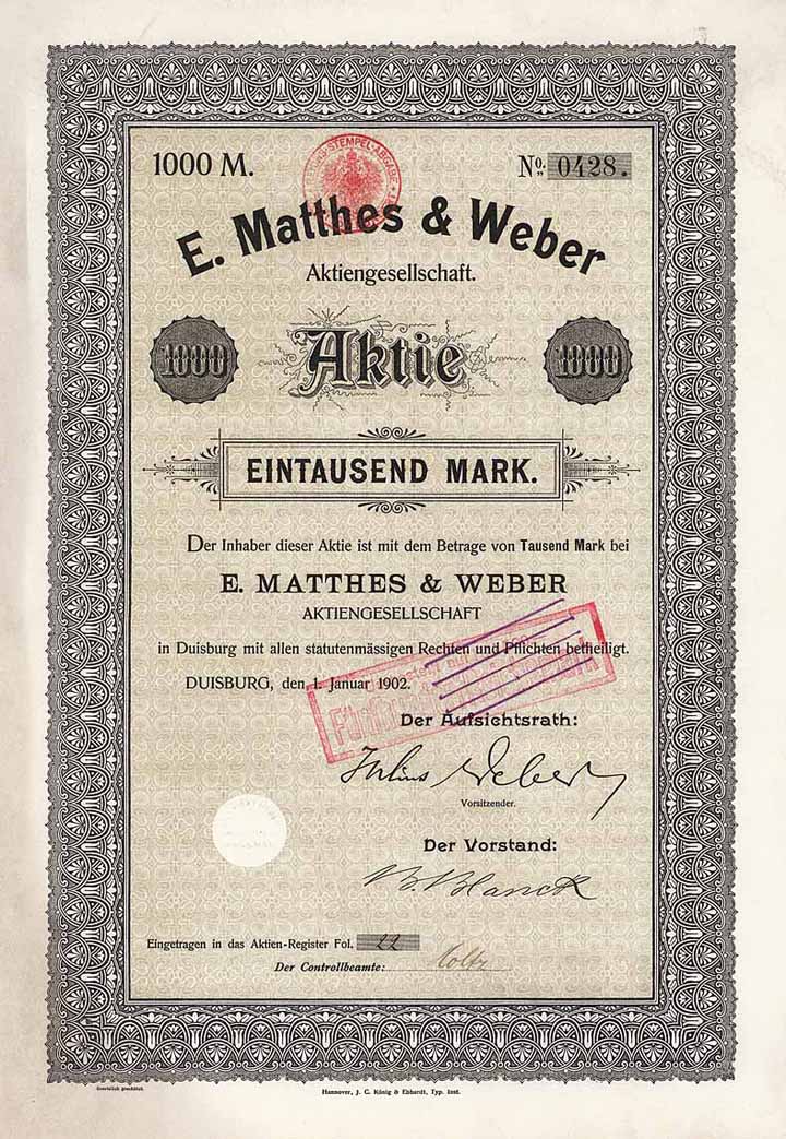 E. Matthes & Weber AG