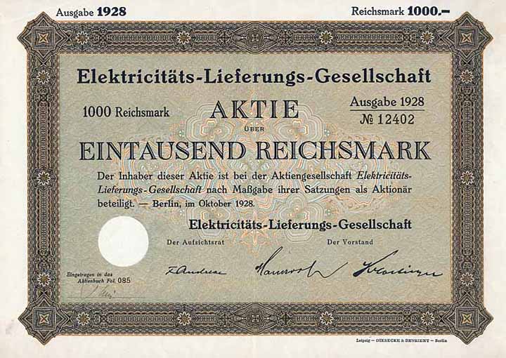 Elektricitäts-Lieferungs-Gesellschaft