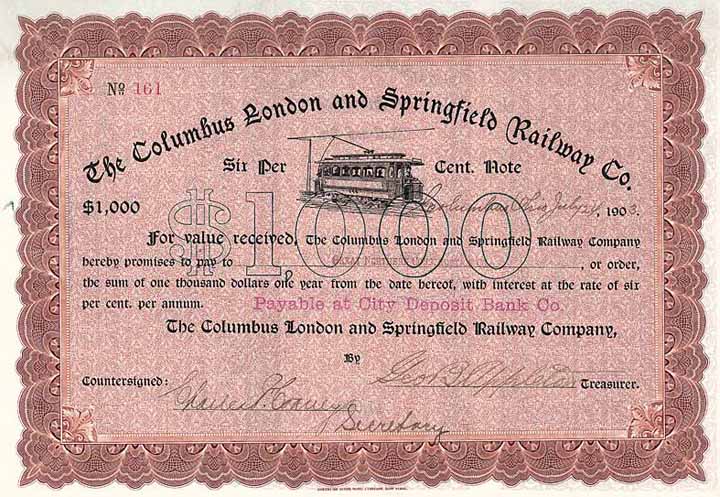 Columbus London & Springfield Railway