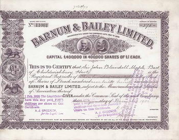 Barnum & Bailey Ltd.
