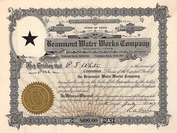 Beaumont Water Works Co.