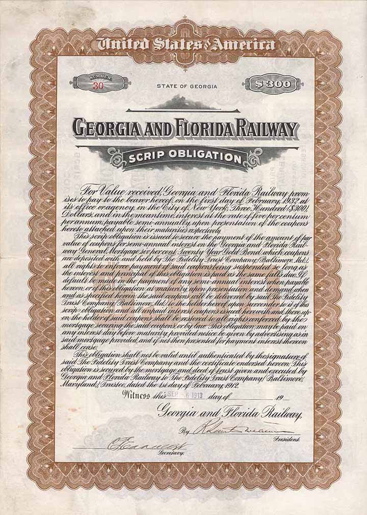 Georgia & Florida Railway Co.