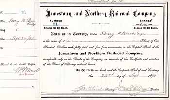 Jamestown & Northern Railroad