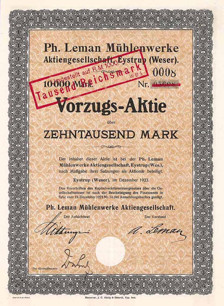 Ph. Leman Mühlenwerke AG