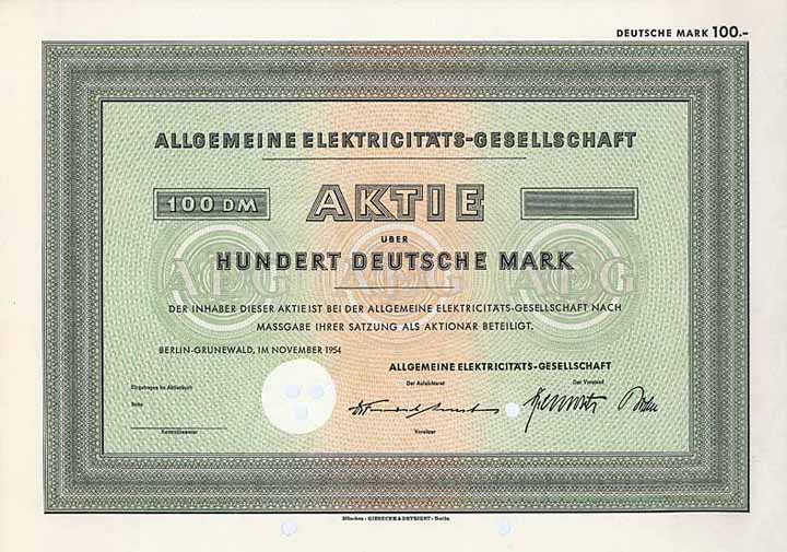Allgemeine Elektricitäts-Gesellschaft
