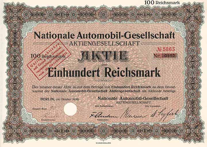 Nationale Automobil-Gesellschaft AG