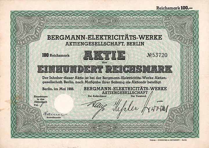 Bergmann-Elektricitäts-Werke AG