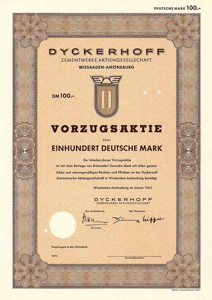 Dyckerhoff Zementwerke AG