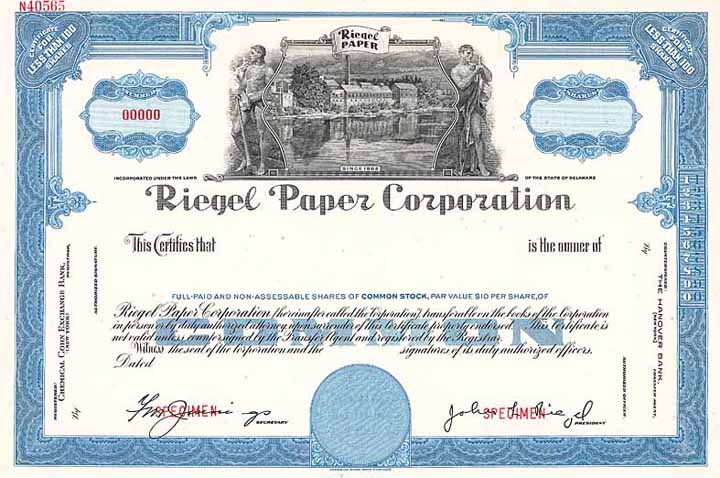 Riegel Paper Corp.