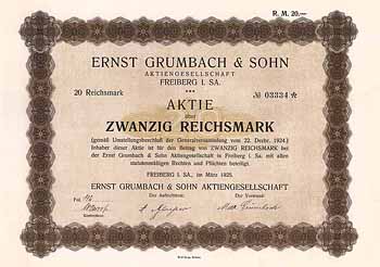 Ernst Grumbach & Sohn AG