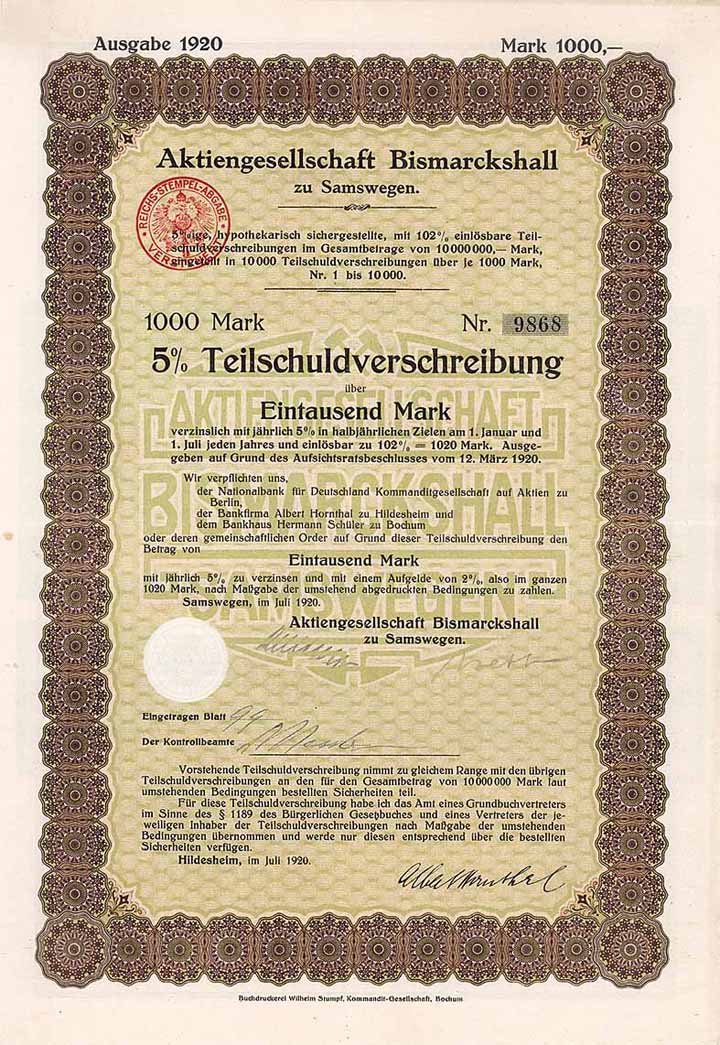 AG Bismarckshall