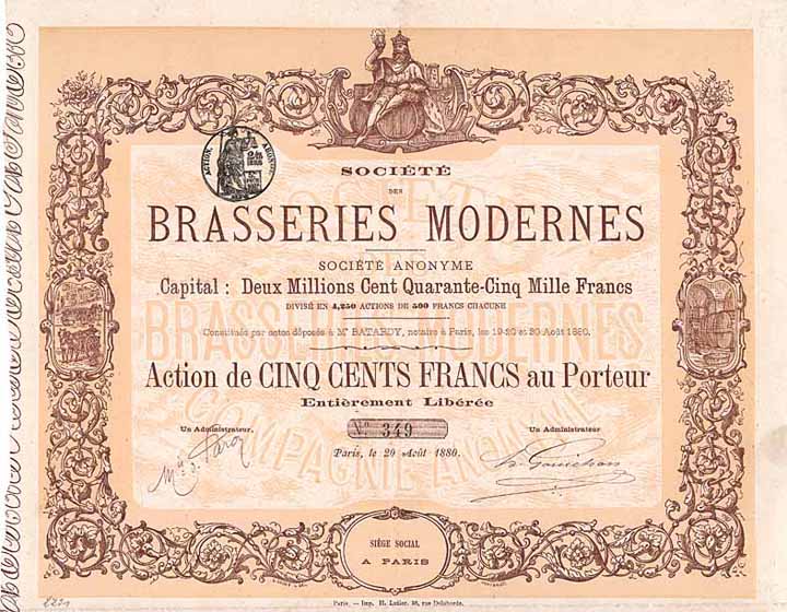 Soc. des Brasseries Modernes S.A.