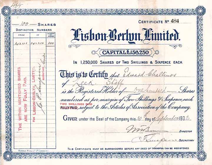 Lisbon-Berlyn Ltd.