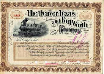 Denver, Texas & Fort Worth Railroad