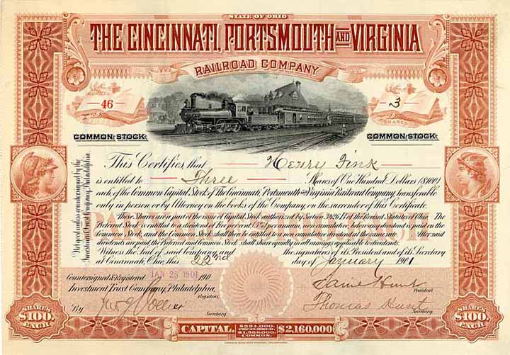 Cincinnati, Portsmouth & Virginia Railroad