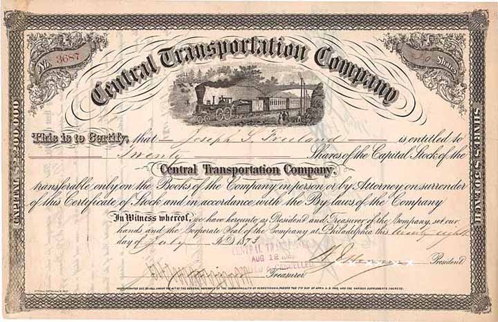 Central Transportation Co. of Pennsylvania