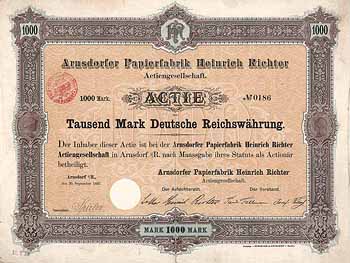Arnsdorfer Papierfabrik Heinrich Richter AG
