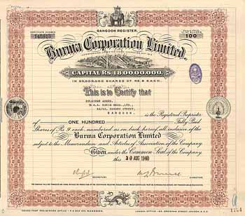 Burma Corporation Ltd.