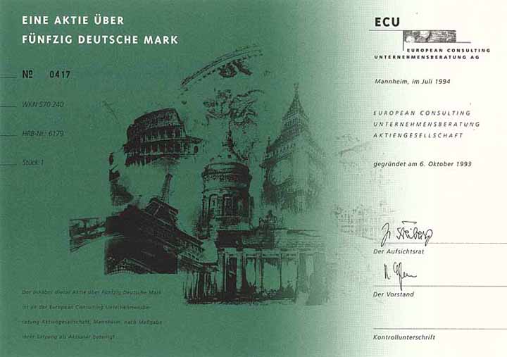 ECU European Consulting Unternehmensberatung AG
