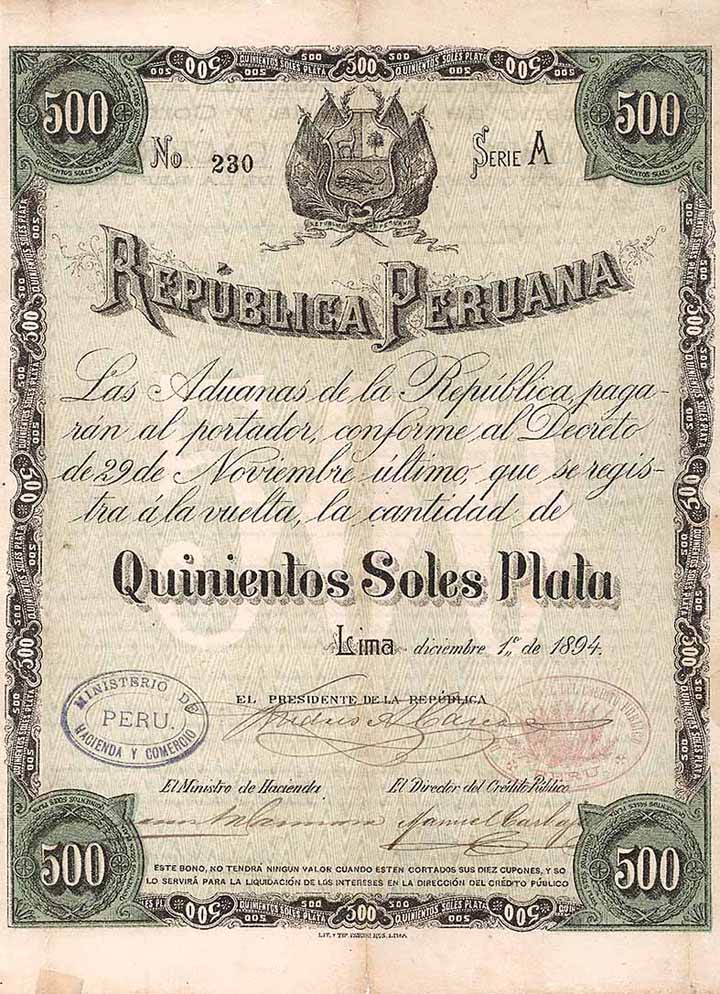 República Peruana (OU Andrés Avelino Cáceres)