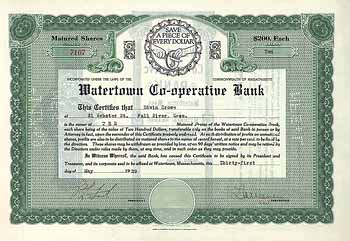 Watertown Co-operative Bank