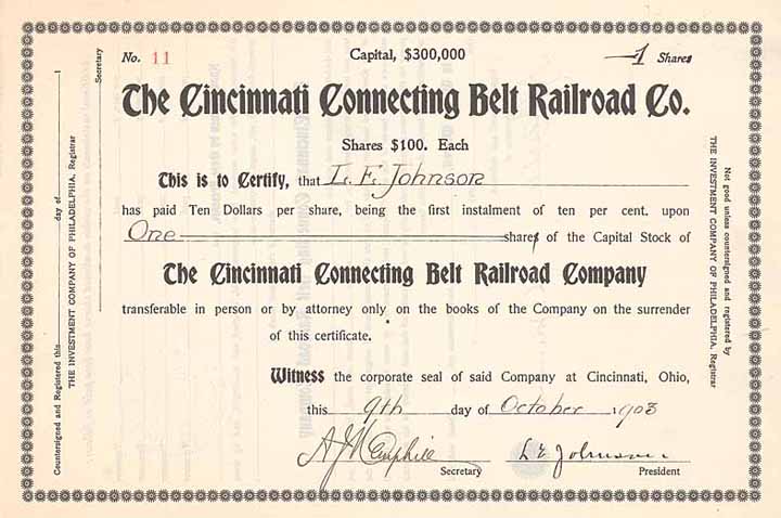 Cincinnati Connecting Belt Railroad