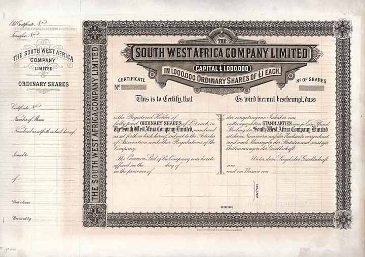 South West Africa Co.