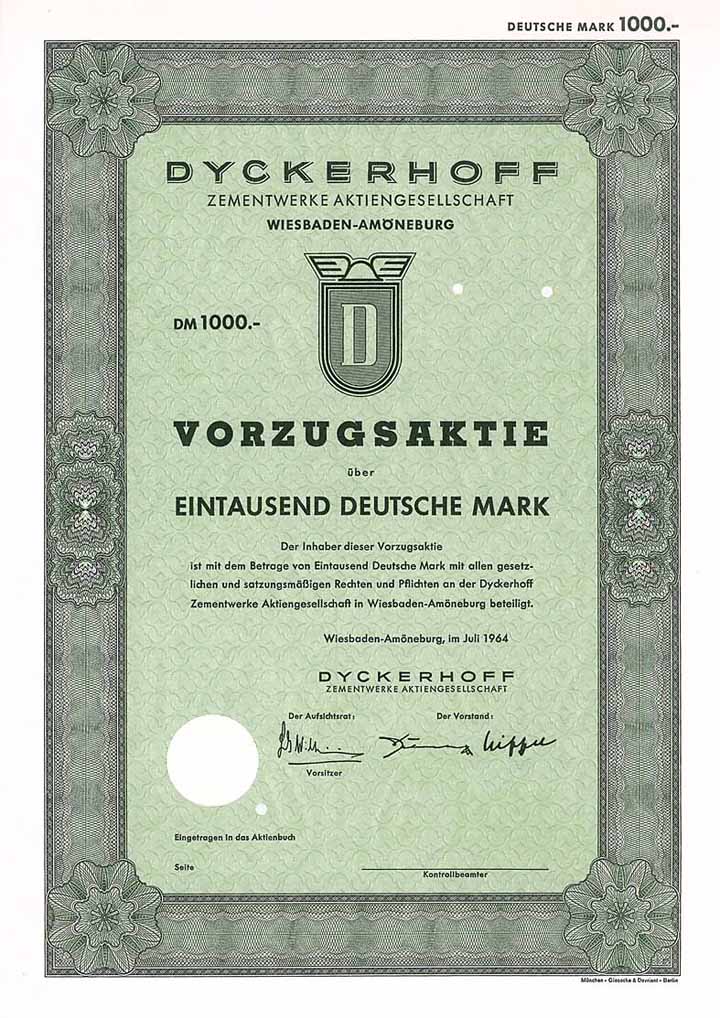 Dyckerhoff Zementwerke AG