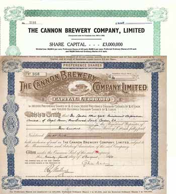 The Cannon Brewery Co., Ltd. (2 Stücke)
