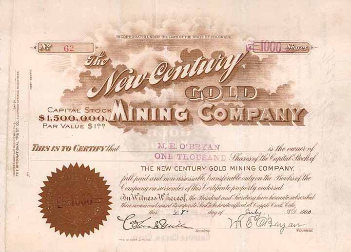 New Century Gold Mining Co.