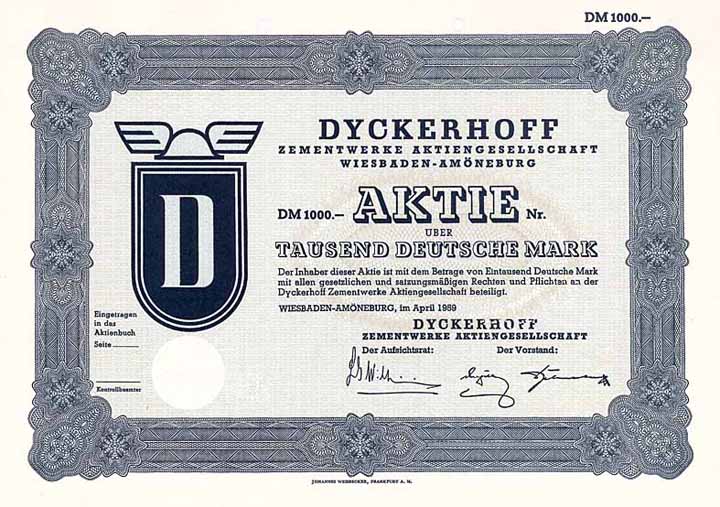 Dyckerhoff Zementwerke AG