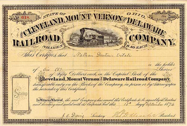 Cleveland, Mount Vernon & Delaware Railroad