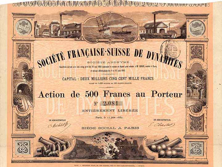 Soc. Francaise-Suisse de Dynamites S.A.