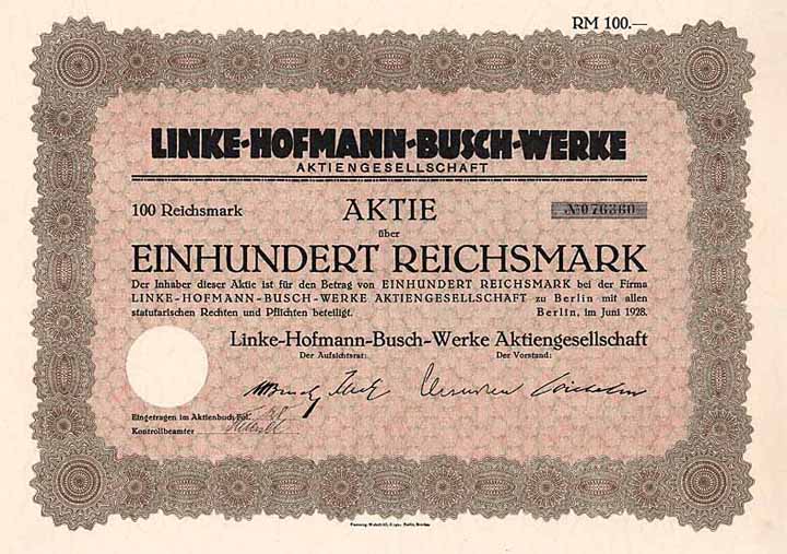 Linke-Hofmann-Busch-Werke AG