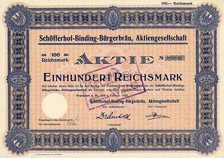 Schöfferhof-Binding-Bürgerbräu AG