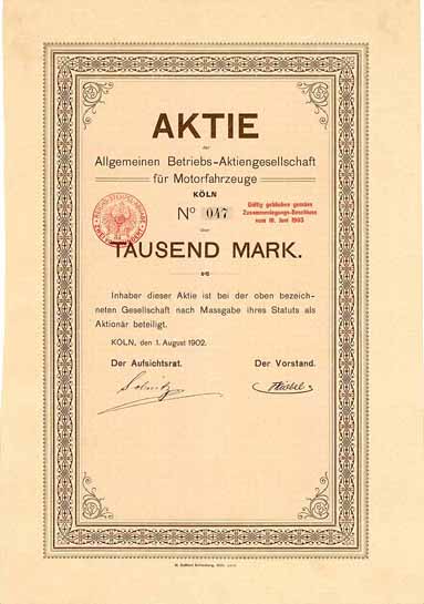 Allgemeine Betriebs-AG für Motorfahrzeuge