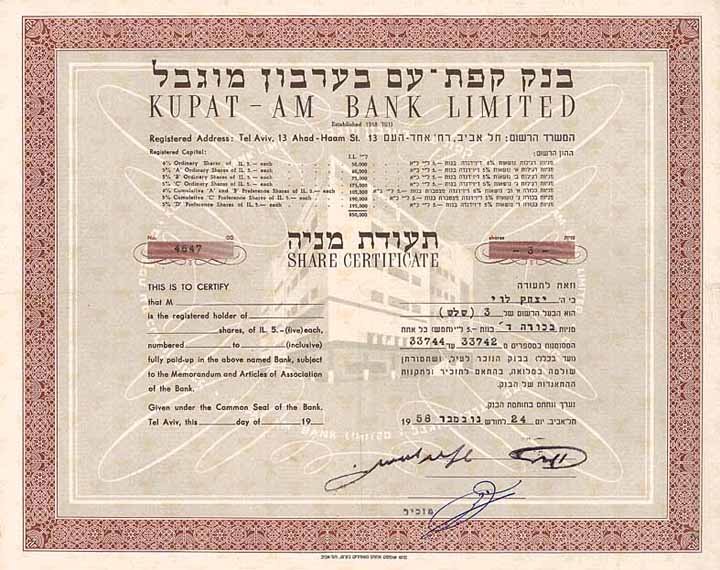 Kupat-Am Bank Ltd.