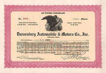 Duesenberg Automobile & Motors Co.