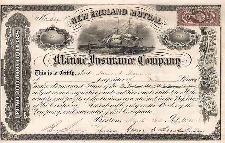 New England Mutual Marine Insurance Co.