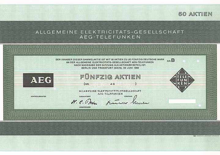 Allgemeine Elektricitäts-Gesellschaft AEG-Telefunken