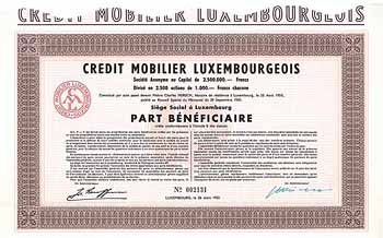 Crédit Mobilier Luxembourgeois S.A.