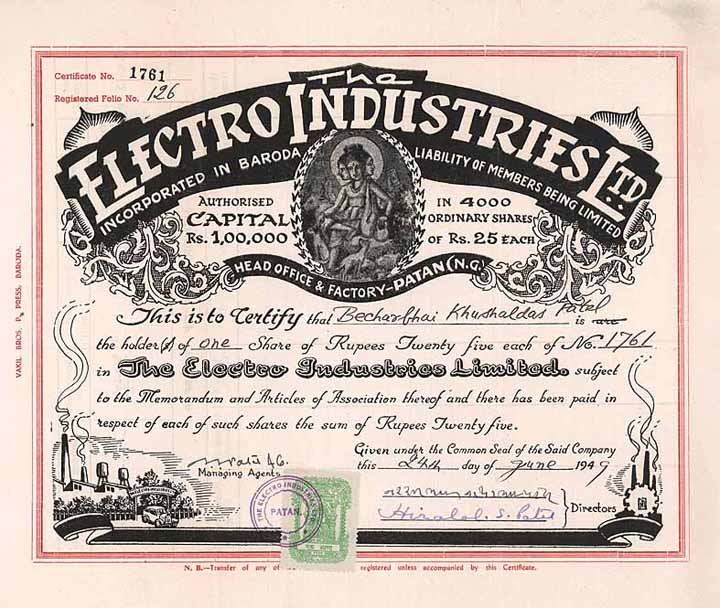 Electro Industries Ltd.