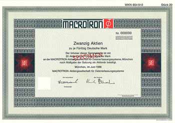 Macrotron AG für Datenerfassungssysteme